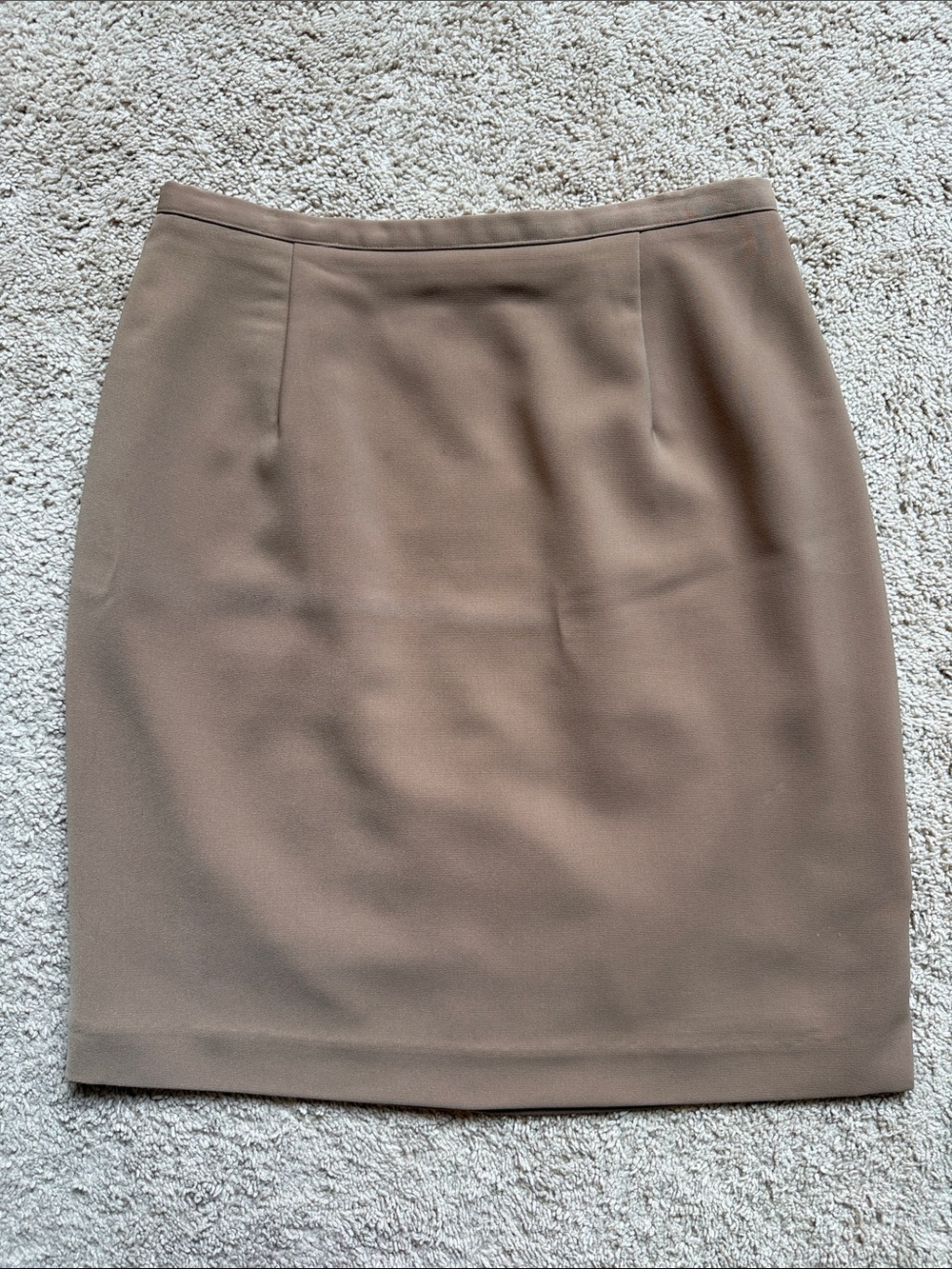 Michele Tailored Taupe Pencil Skirt